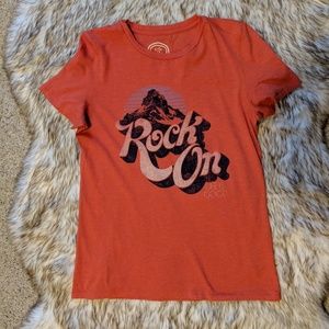 Life is Good "Rock On" Crew Neck T-Shirt